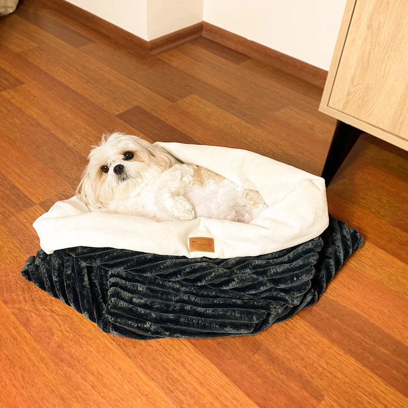 Custom made with care, our cozy cave bed is a great value for your pet. Choose from over various colors and sizes.