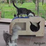 The Lucky Carpet Cat Scratching Post is a Maine Coon Cat Tree and Corner Cat Tree in one. It's the perfect scratching post for large cats and small spaces.