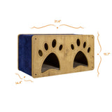 Cat bunk beds provide a safe spot for your cats to rest up high, get some separation from each other and feel secure.