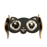 The metal dog bowl is adjustable to fit any kitty or pup! It will make sure you feed your furry friend the healthiest way possible.