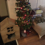 Lily Wood House for Cats offers a variety of cat furniture, including the Lily Wood Cat Tunnel,