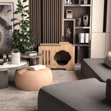 Ozzy Wooden Dog House is a modern dog house made of wood. This dog house is perfect for your pet that needs to stay cool in the summer and warm in the winter.