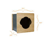 Mateo Insulated Dog Houses are a perfect compliment to your Mateo Dog Kennel. The dog house provides shelter, a dry place to rest, and protection from the outside weather.