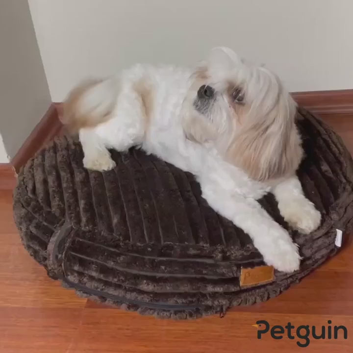Macaron calming dog bed is a great gift for your dear dog.
