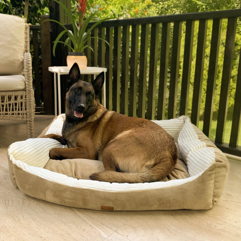 Paris Calming Dog Bed is a bed made for your dog. This bed is made from the highest quality materials and it is designed to give your dog a comfortable sleep.