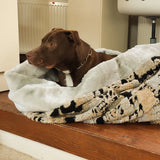 Get your dog a Cozy Cave Dog Bed for the cold winter months! Our faux fur dog beds are perfect for your pup.