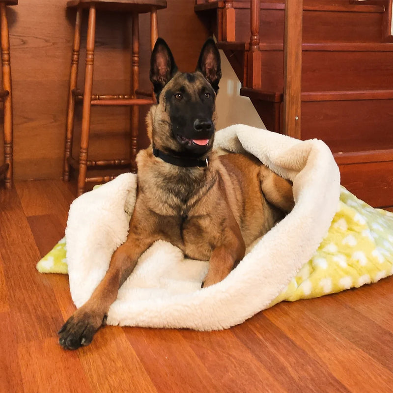 This dog bed is the perfect place for your furry friend to curl up and sleep. It's soft, durable, and easy to clean. The Cozy Cave Dog Bed design is a great way to keep your dog warm in the winter months.