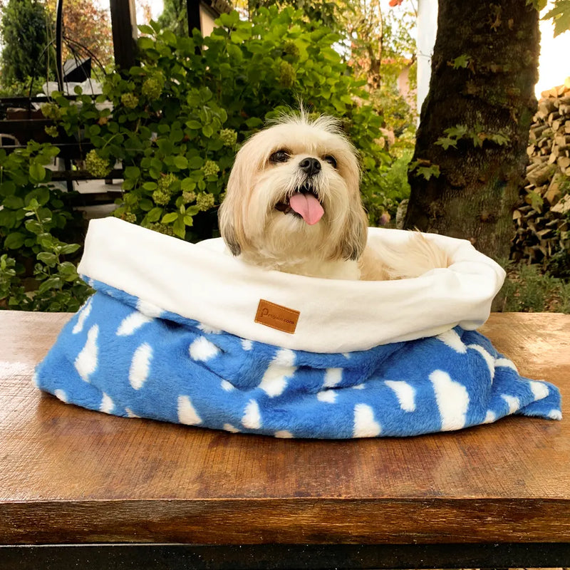 Looking for your dog's new favorite spot? This Cozy Cave Dog Bed is handmade by a dog lover