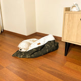 The Jasper Camouflage dog cave bed large is a stylish, washable dog bed that will keep your pup warm and cozy. 