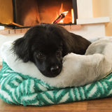Your dog deserves the best. Give him the comfort of a luxurious faux fur bed with a cozy cave to rest his head.