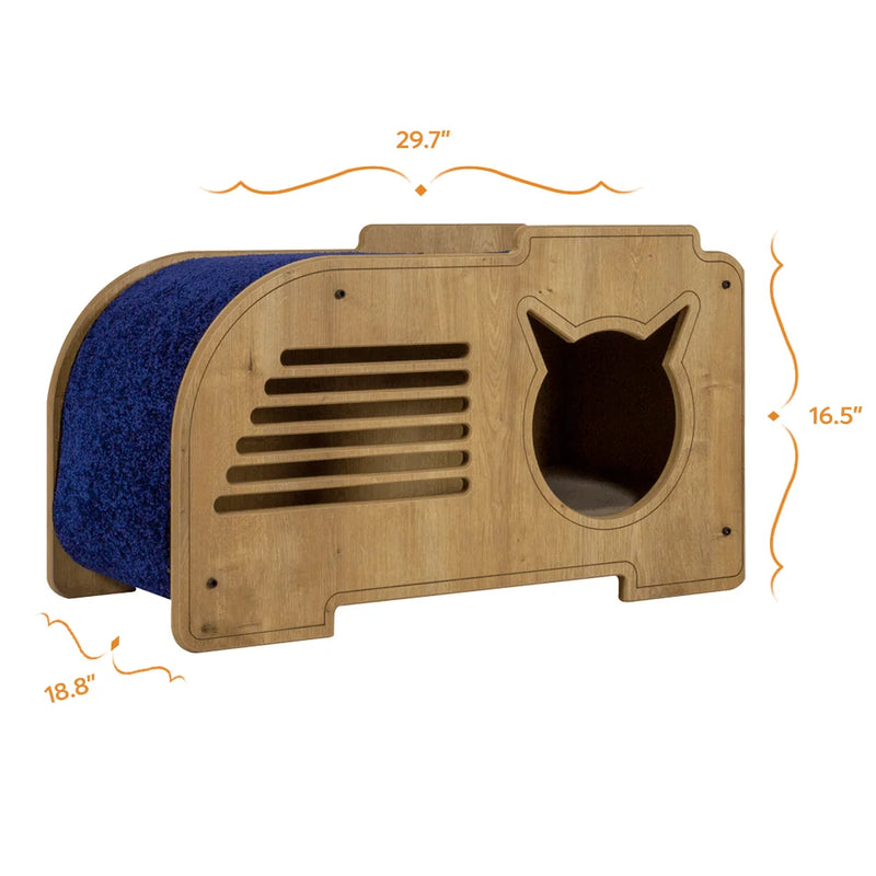 The Lucky Carpet Cat Scratching Post is the best way to keep your furniture and carpets free of claw marks. The carpet is durable and made to withstand the abuse of your cat's nails.